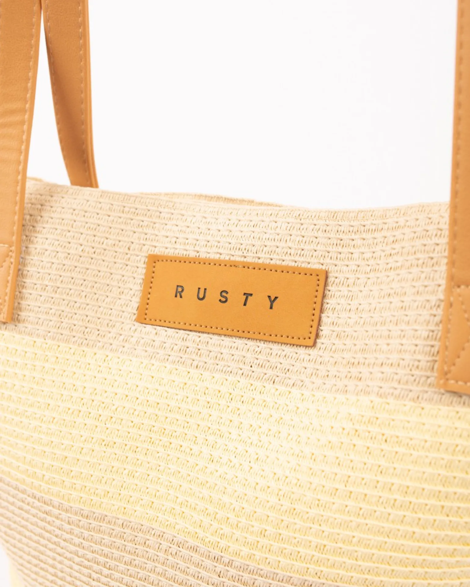 Bolso De Playa De Paja A Rayas Hailey>Rusty Shop