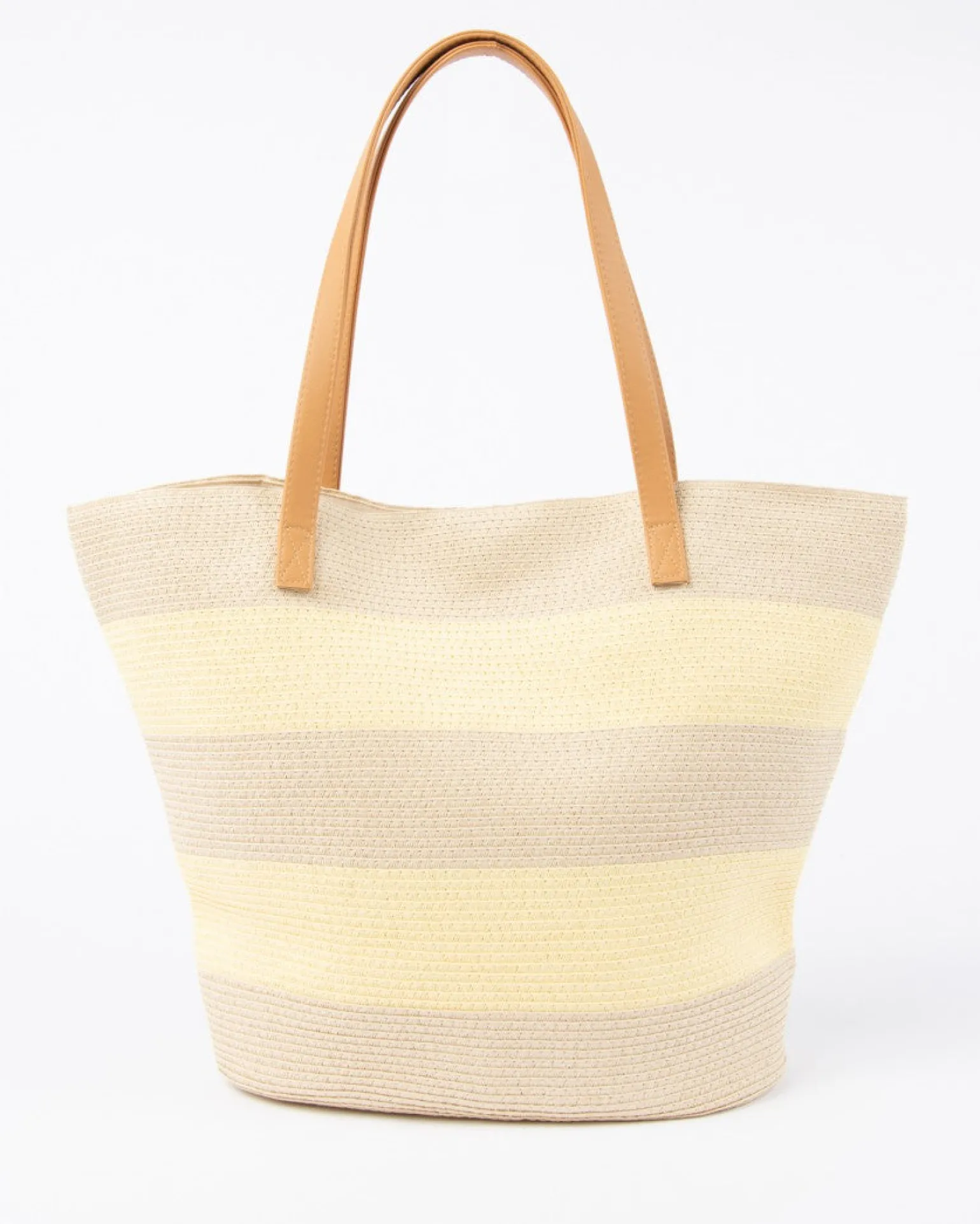 Bolso De Playa De Paja A Rayas Hailey>Rusty Shop
