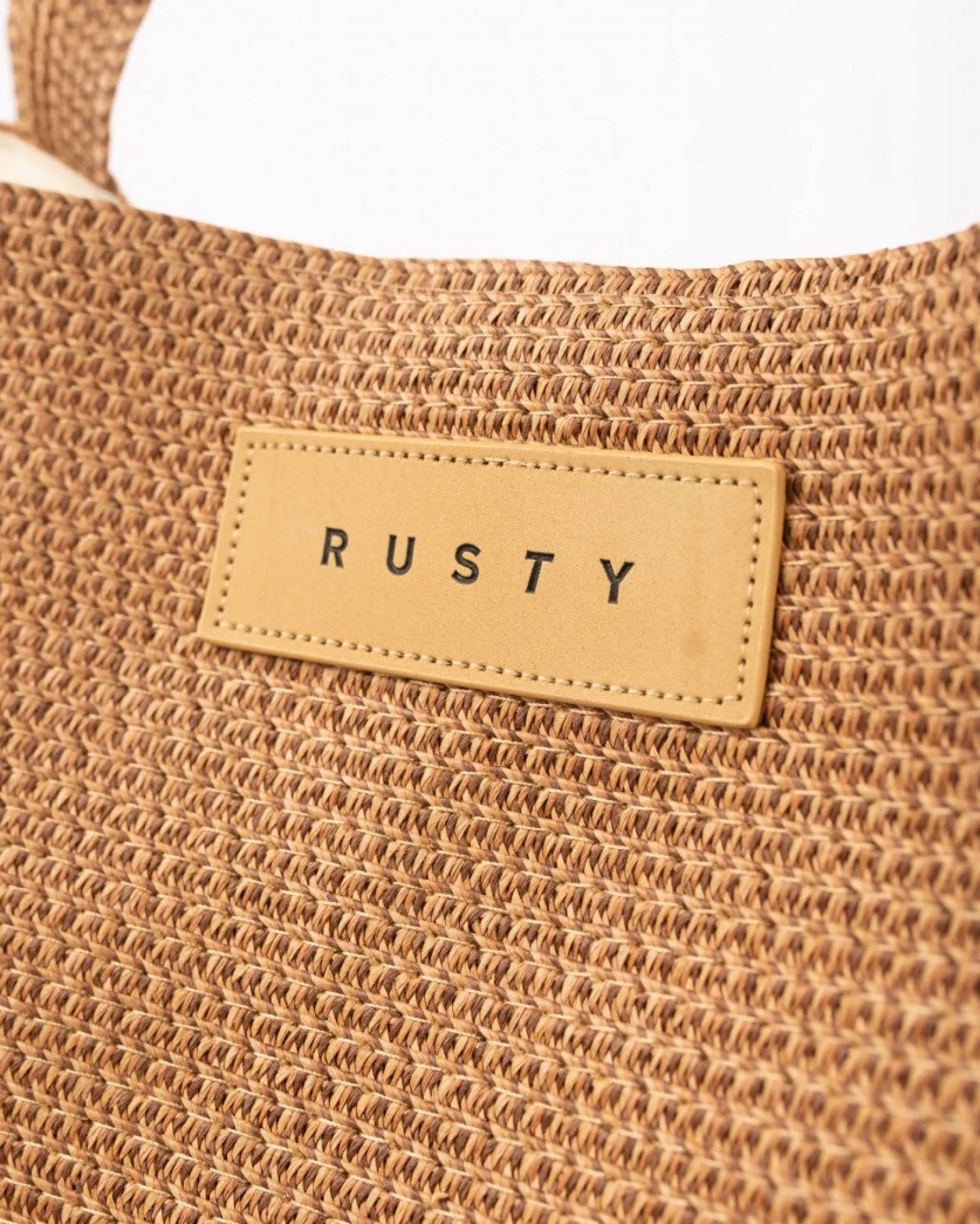 Bolso De Playa De Paja Gisele>Rusty New