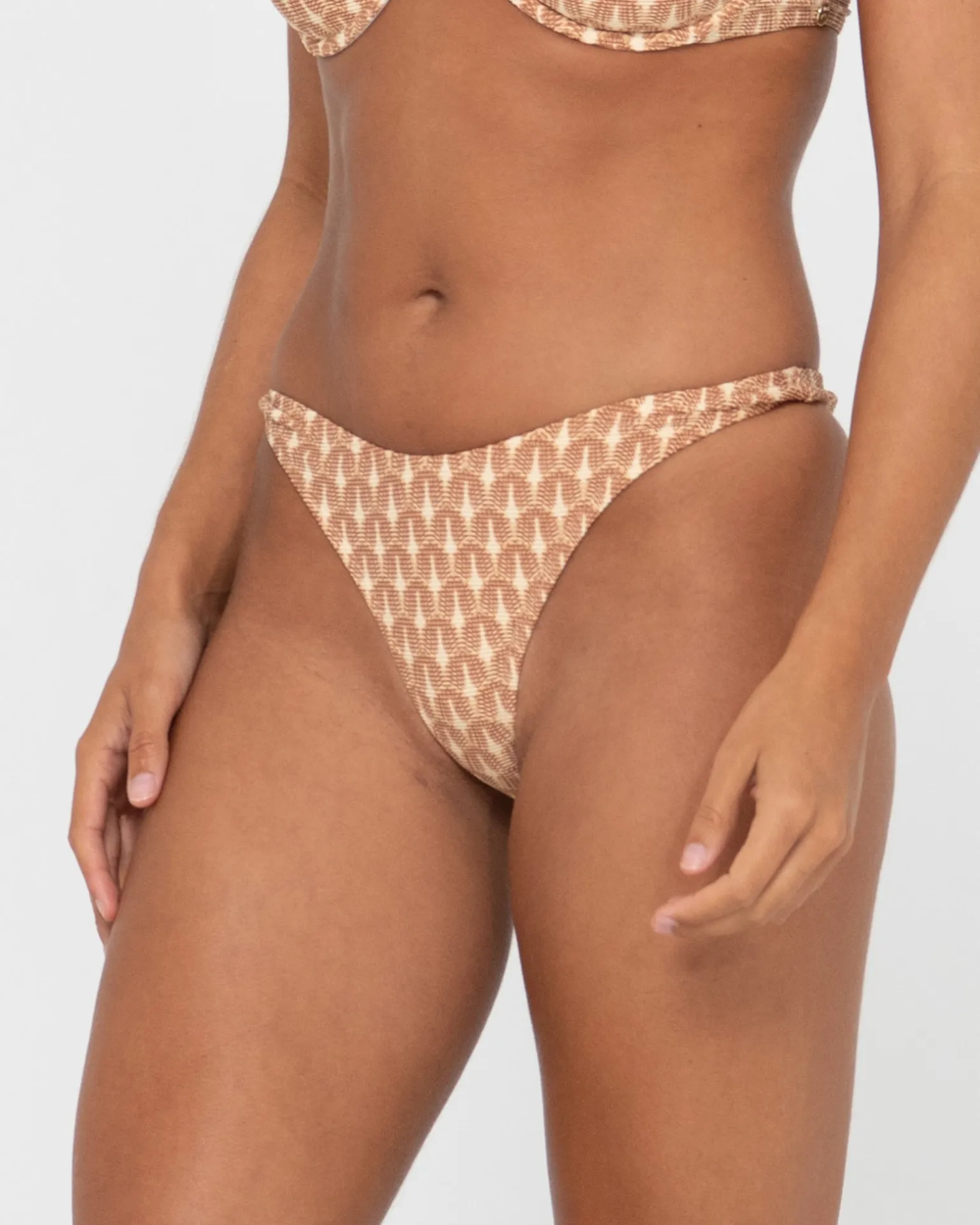 Braguita De Bikini Brasilena Estampada Panama>Rusty Cheap