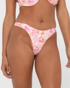 Braguita De Bikini Brasilena Con Estampado Rio Hibiscus>Rusty Sale