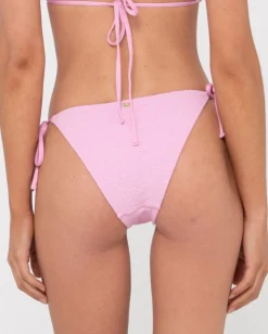 Braguita De Bikini Midi Con Lazos Laterales Texturizados De Sandalo>Rusty Best