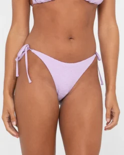 Braguita De Bikini Midi Con Lazos Laterales Texturizados De Sandalo>Rusty Sale