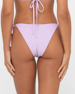 Braguita De Bikini Midi Con Lazos Laterales Texturizados De Sandalo>Rusty Sale