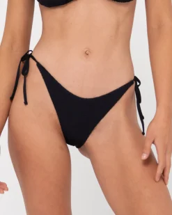 Braguita De Bikini Midi Con Lazos Laterales Texturizados De Sandalo>Rusty Hot