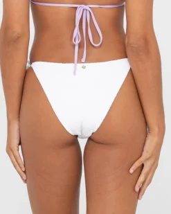 Braguita De Bikini Midi Con Lazos Laterales Texturizados De Sandalo>Rusty New