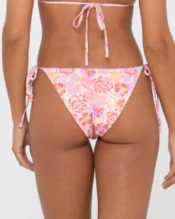 Braguitas De Bikini Midi Con Lazo Lateral Y Estampado Rio Hibiscus><noscript><img width=
