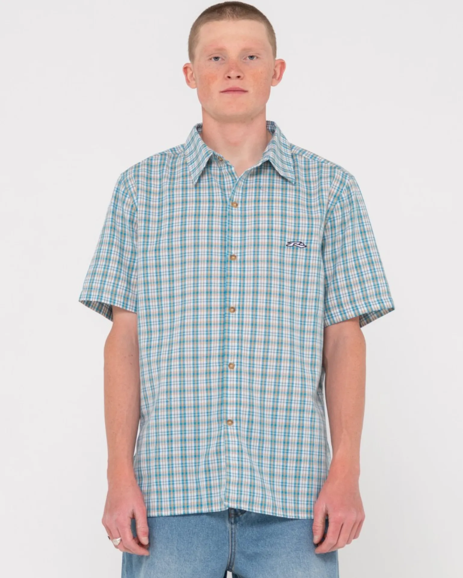 Camisa A Cuadros De Ajuste Relajado De Datsun>Rusty Store