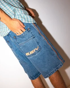 Camisa A Cuadros De Ajuste Relajado De Datsun><noscript><img width=