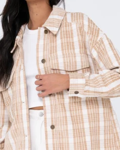 Camisa A Cuadros Extragrande Con Tallo><noscript><img width=