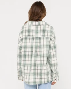 Camisa A Cuadros Extragrande Con Tallo><noscript><img width=