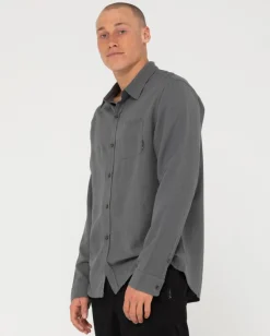 Camisa De Lino De Manga Larga Overtone><noscript><img width=