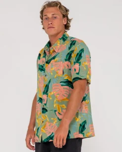 Camisa De Manga Corta De Corte Relajado Pastel Paradise><noscript><img width=