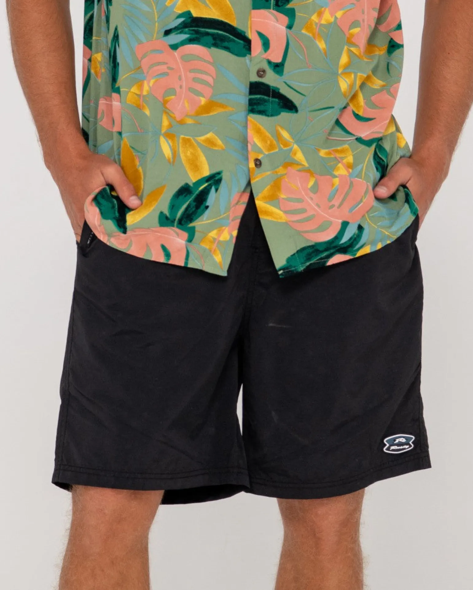 Camisa De Manga Corta De Corte Relajado Pastel Paradise>Rusty Discount
