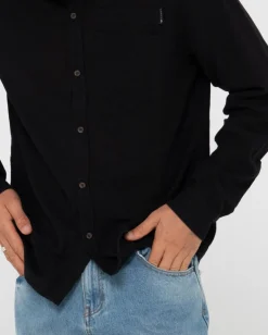 Camisa De Manga Larga De Lino Yuma><noscript><img width=