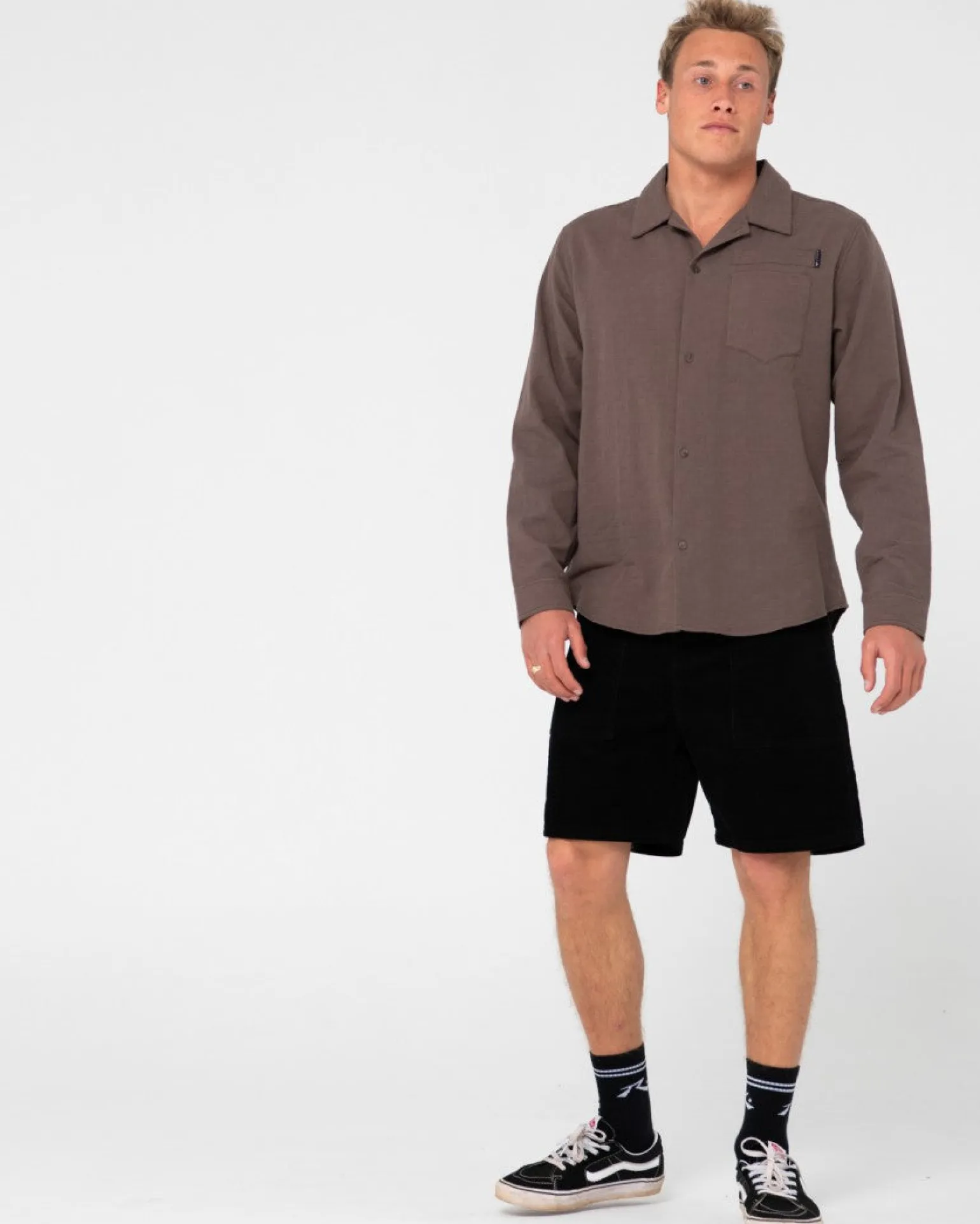 Camisa De Manga Larga De Lino Yuma>Rusty Clearance