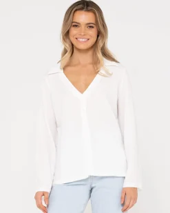 Camisa De Manga Larga Maeve><noscript><img width=