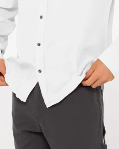 Camisa De Rayon De Manga Larga Razor><noscript><img width=