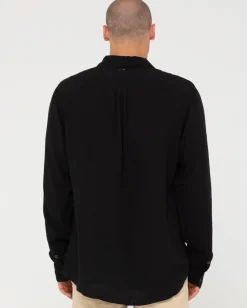 Camisa De Rayon De Manga Larga Razor>Rusty Discount