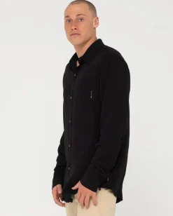 Camisa De Rayon De Manga Larga Razor><noscript><img width=