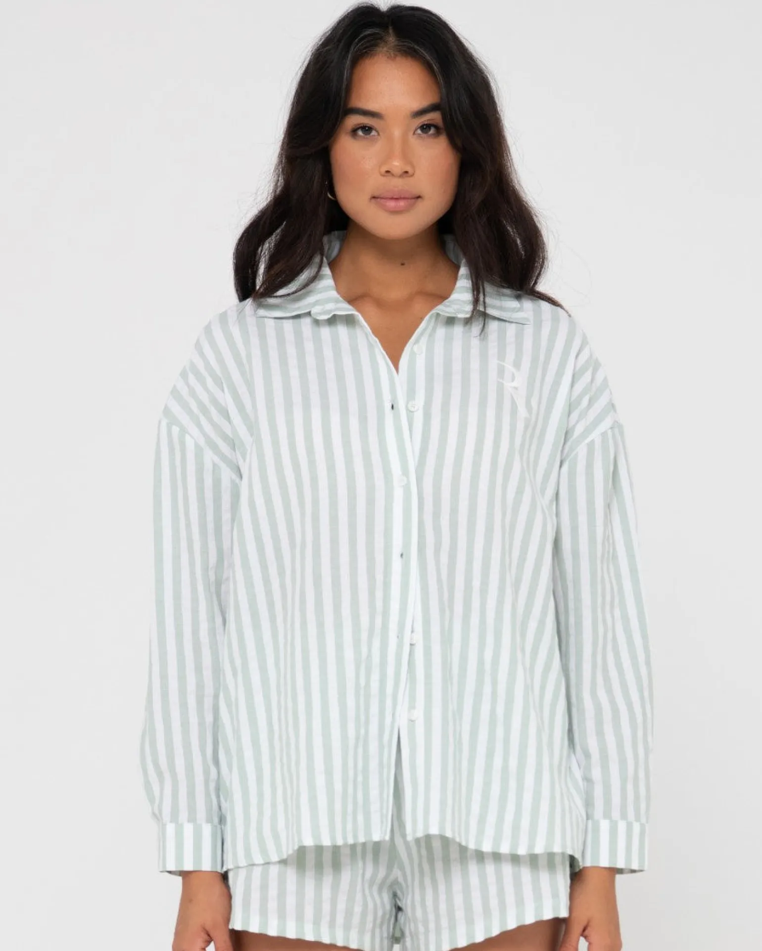 Camisa Extragrande A Rayas Mackenzie>Rusty Outlet