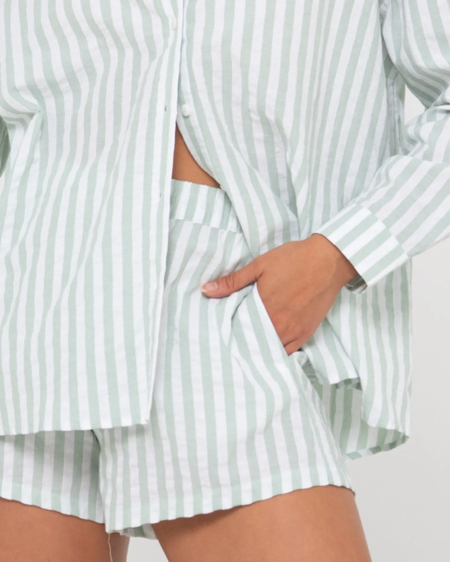 Camisa Extragrande A Rayas Mackenzie>Rusty Outlet
