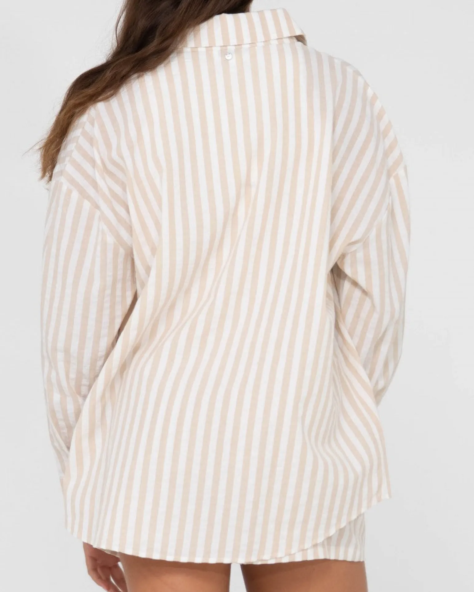 Camisa Extragrande A Rayas Mackenzie>Rusty Cheap