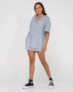 Camisa Extragrande A Rayas Siena><noscript><img width=