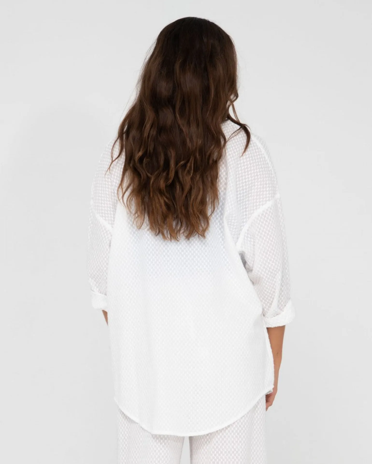 Camisa Extragrande De Manga Larga Isabelle>Rusty Clearance