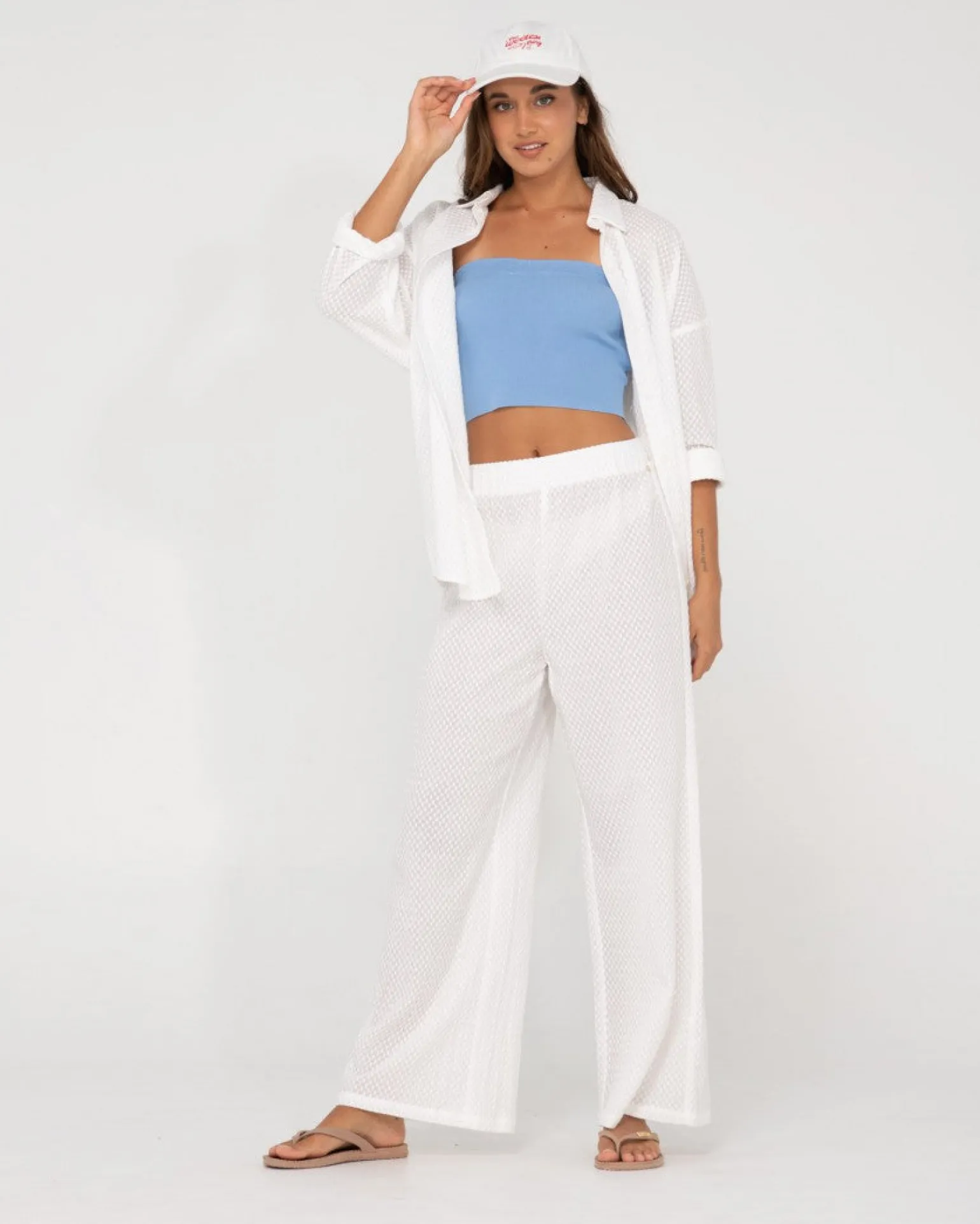 Camisa Extragrande De Manga Larga Isabelle>Rusty Clearance