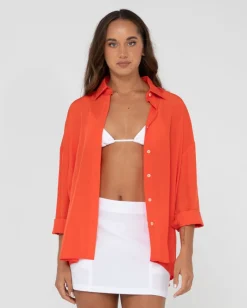 Camisa Extragrande De Manga Larga Porter>Rusty Shop