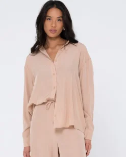 Camisa Extragrande De Manga Larga Porter>Rusty Fashion