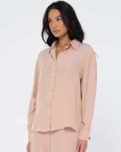 Camisa Extragrande De Manga Larga Porter><noscript><img width=