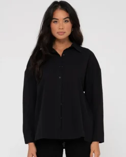 Camisa Extragrande Jaspeada>Rusty Sale