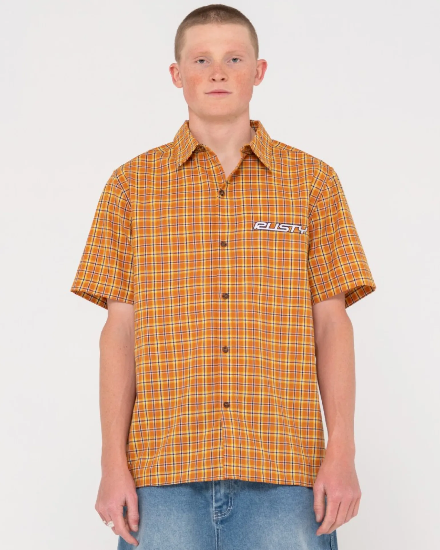 Camisa Holgada A Cuadros Datsun 2K>Rusty Cheap