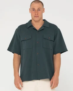 Camisa Manga Corta Boxy Badman>Rusty Outlet