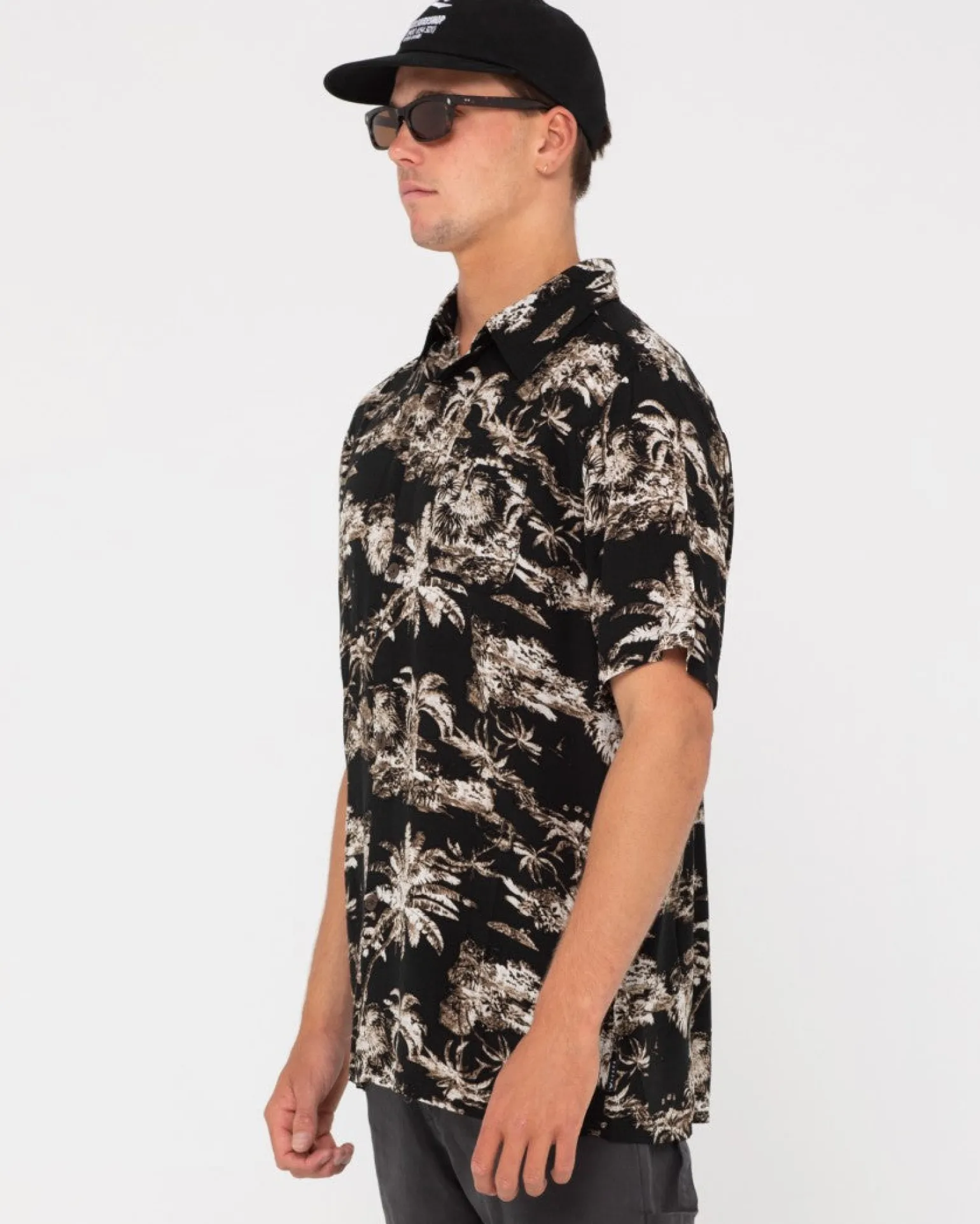 Camisa Manga Corta Palm Reader>Rusty Outlet