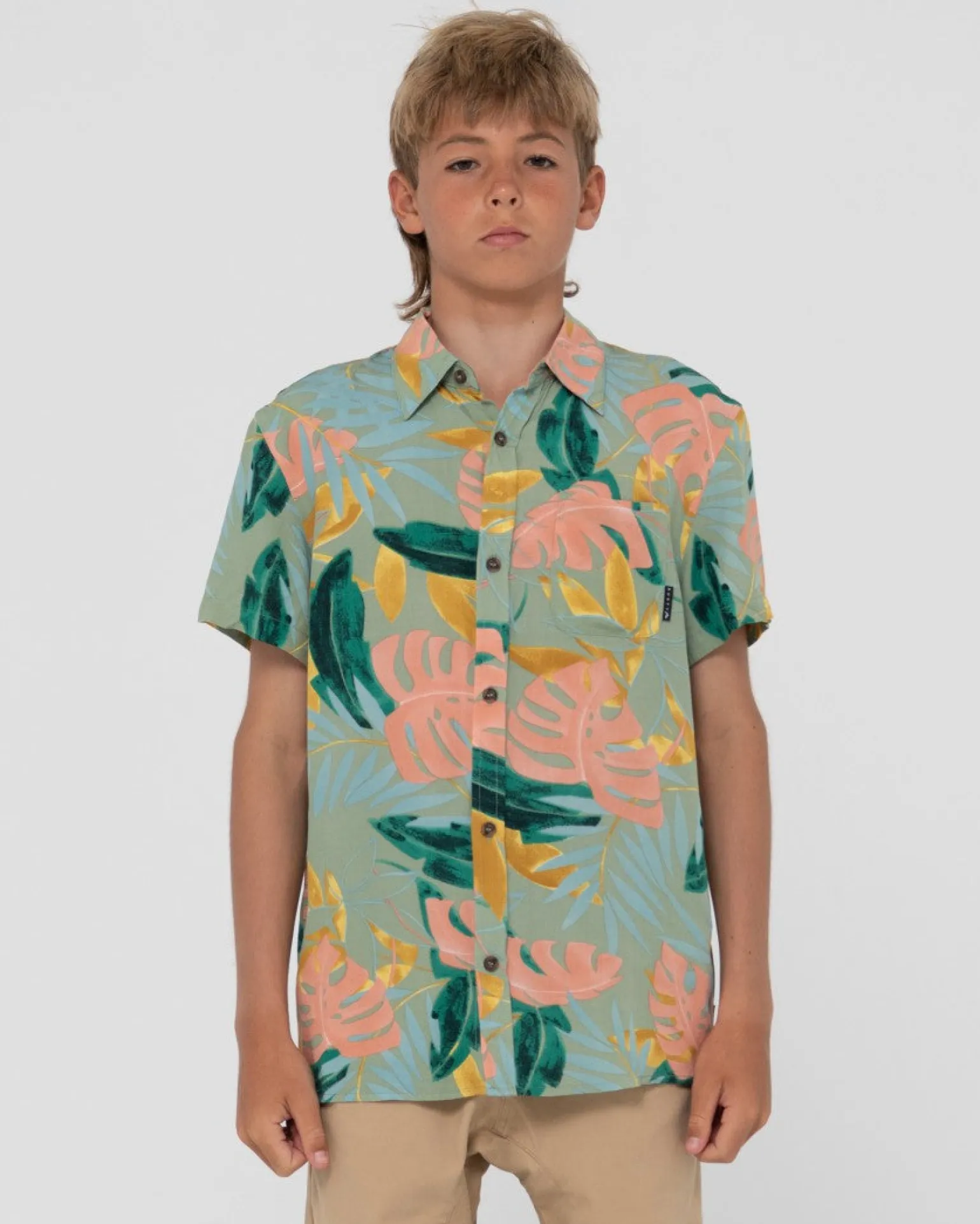 Camisa Manga Corta Pastel Paradise Nino>Rusty Online