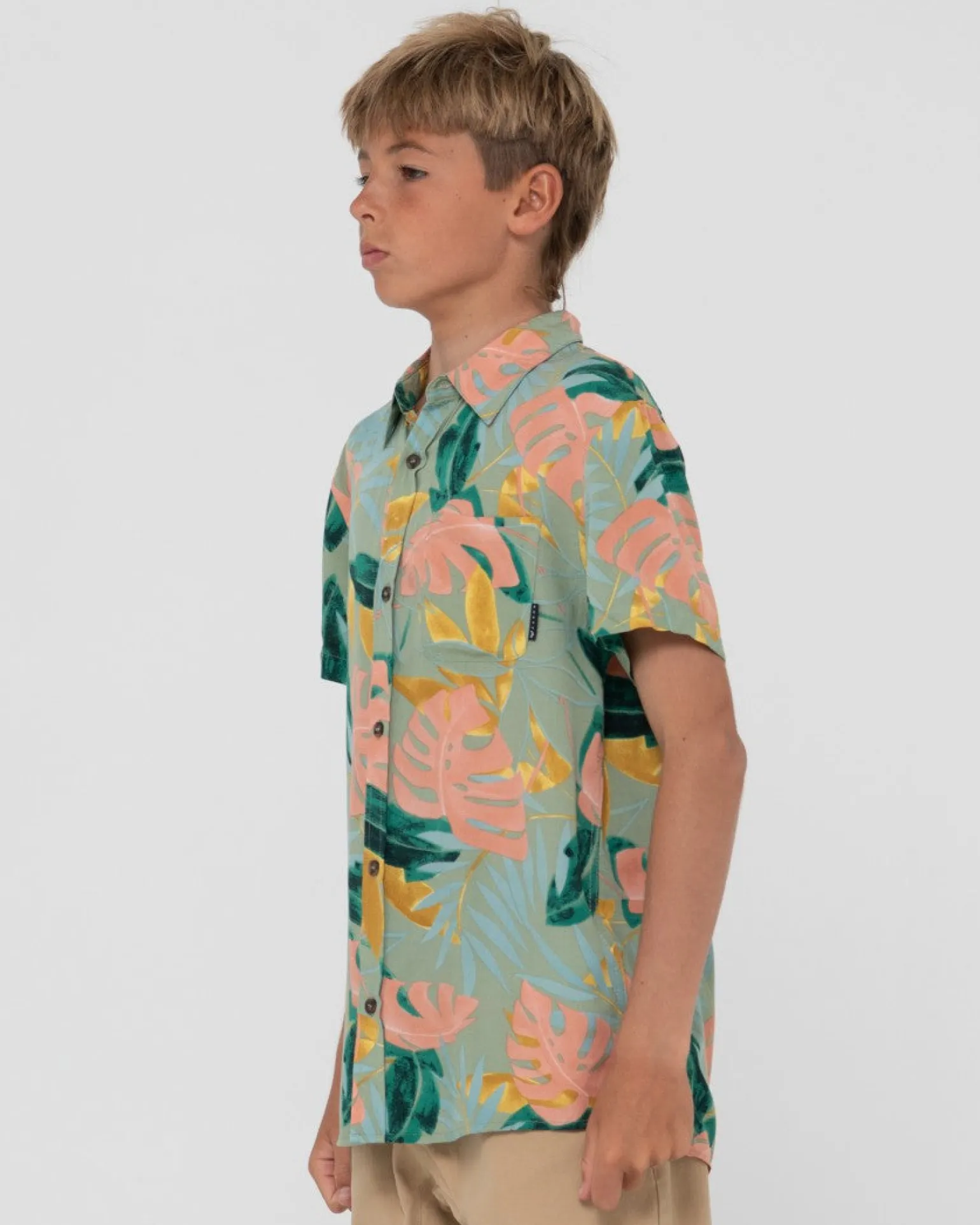 Camisa Manga Corta Pastel Paradise Nino>Rusty Online