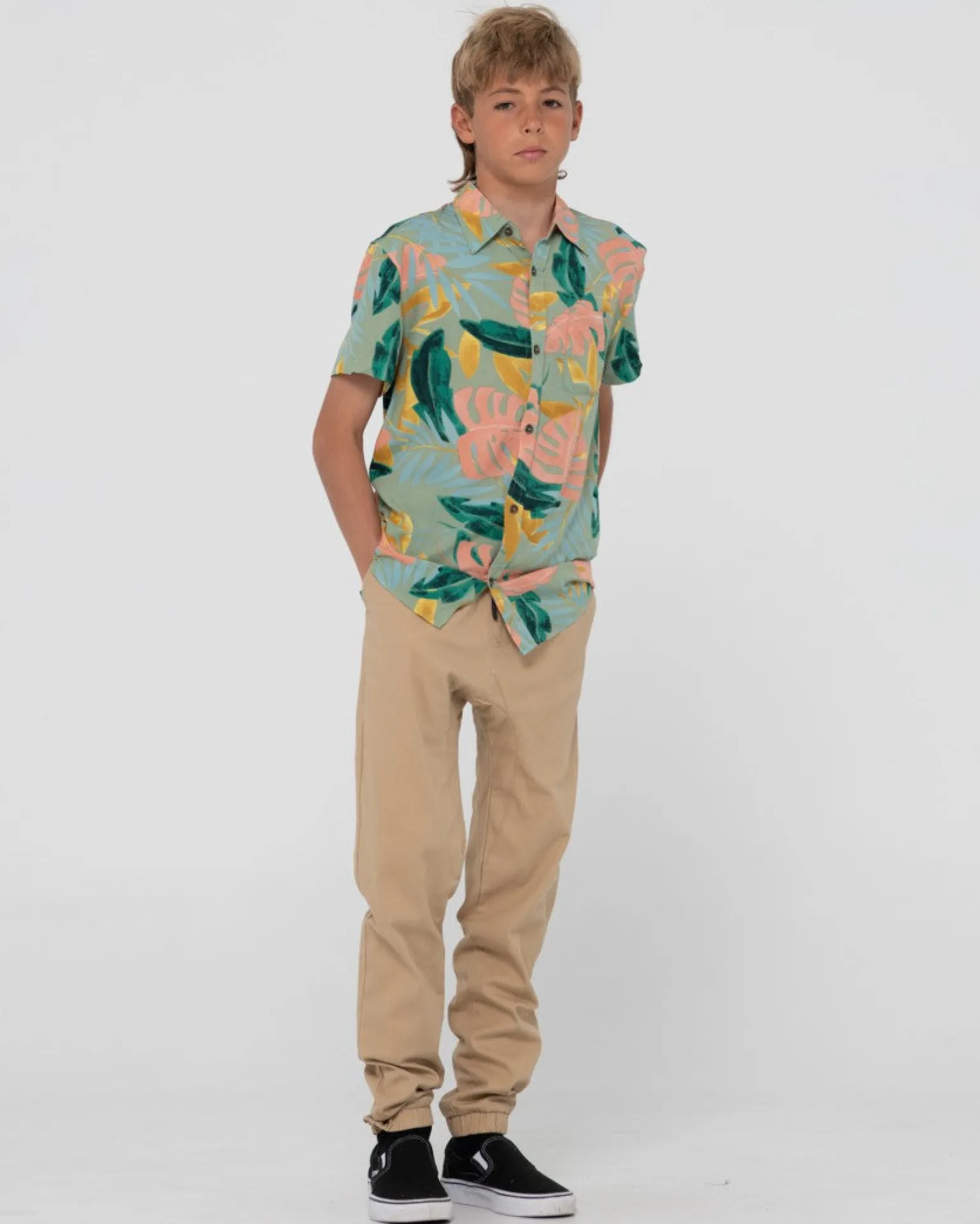 Camisa Manga Corta Pastel Paradise Nino>Rusty Online