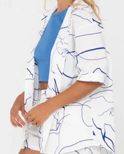 Camisa Manga Corta Pinceladas><noscript><img width=