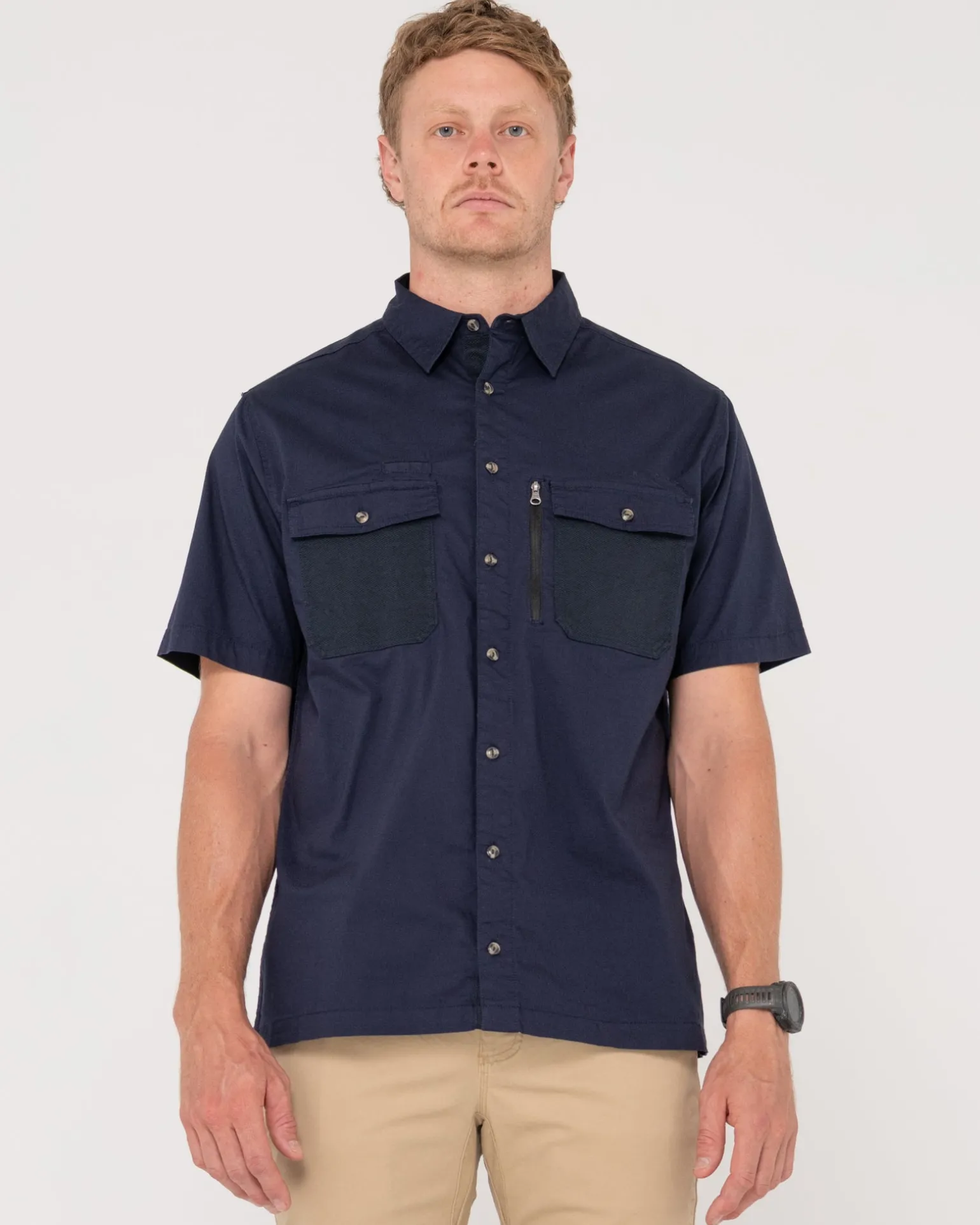 Camisa Manga Corta Presion>Rusty Hot