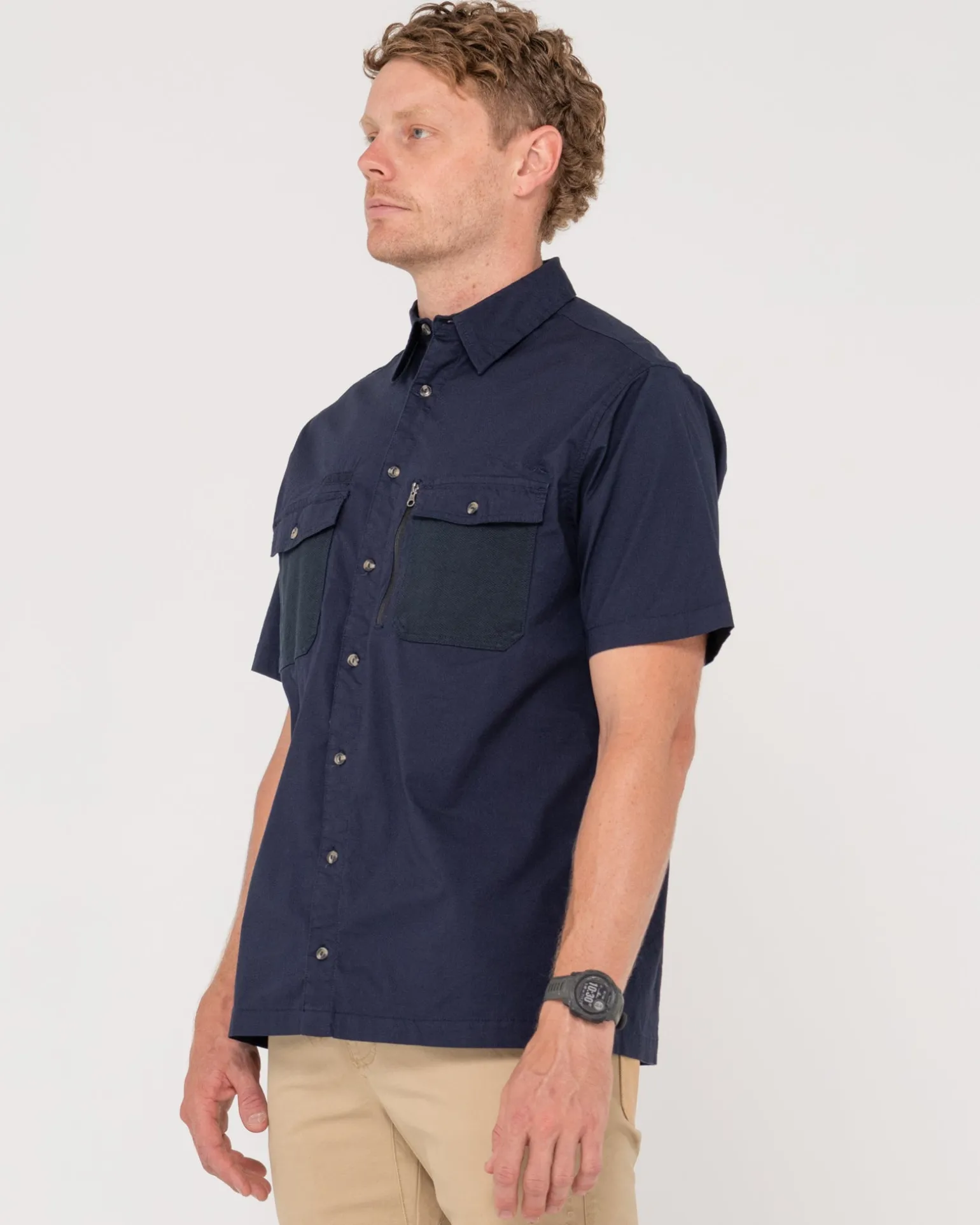 Camisa Manga Corta Presion>Rusty Hot