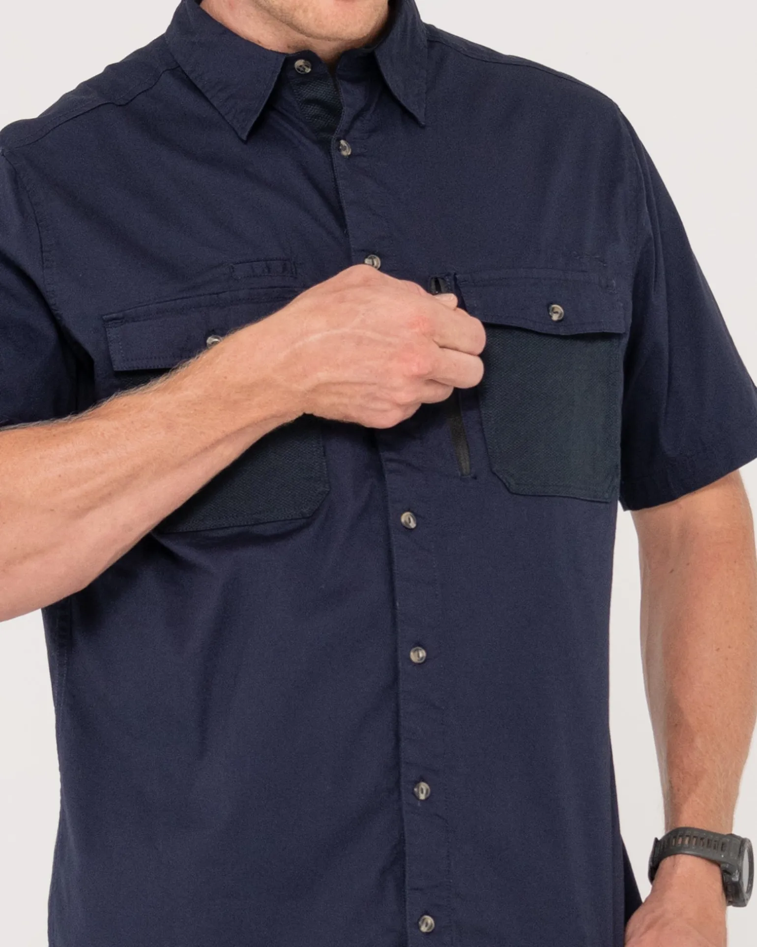 Camisa Manga Corta Presion>Rusty Hot