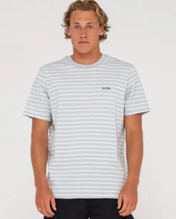 Camiseta A Rayas De Manga Corta Changing Lanes><noscript><img width=