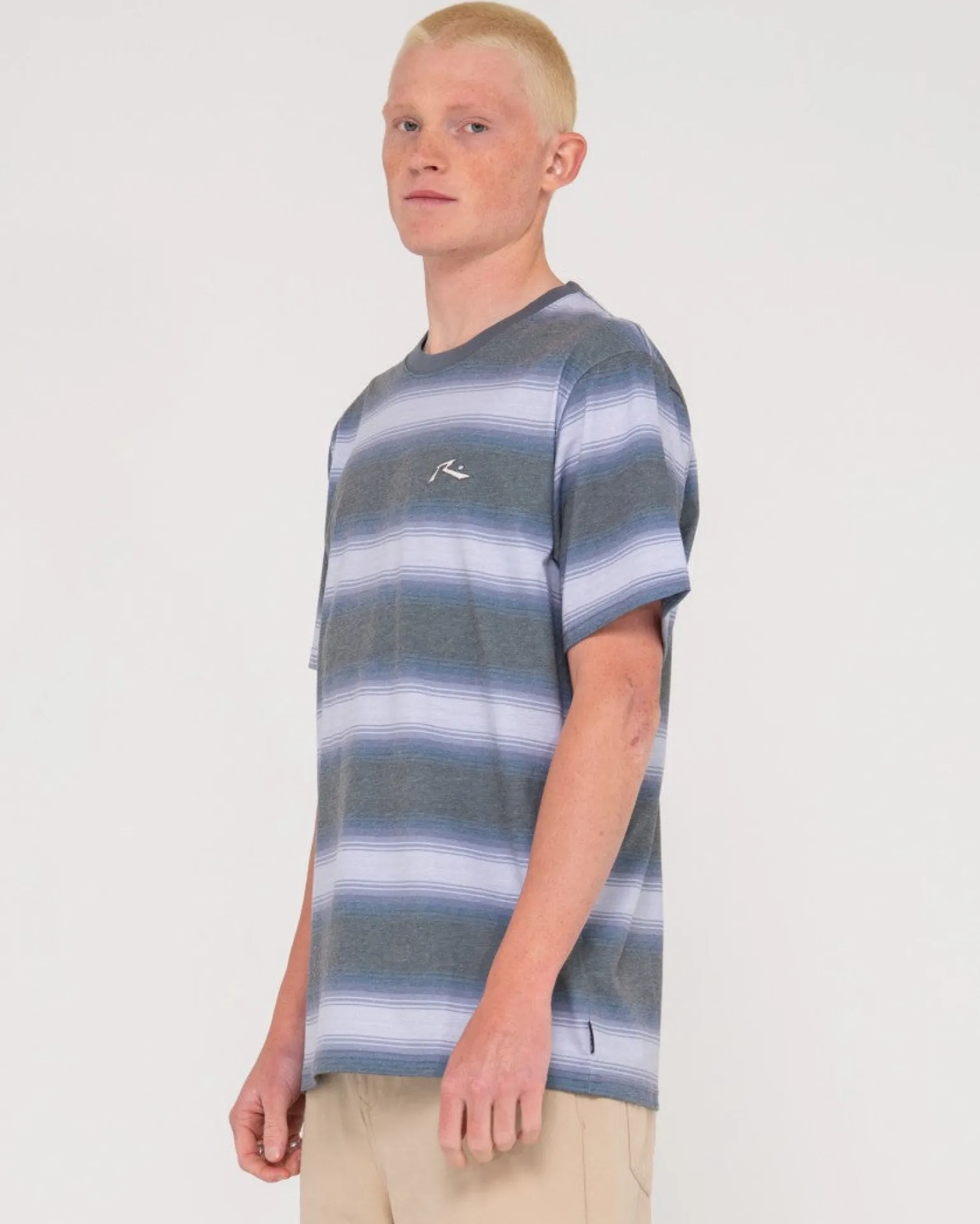 Camiseta A Rayas De Manga Corta Old Timer>Rusty Cheap