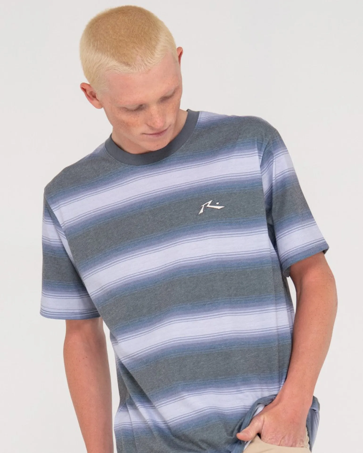 Camiseta A Rayas De Manga Corta Old Timer>Rusty Cheap