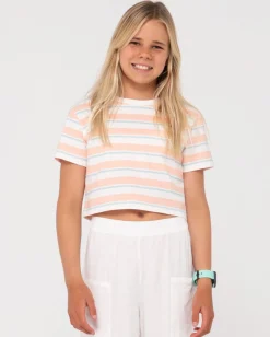 Camiseta Camila Stripe Ninas>Rusty Online