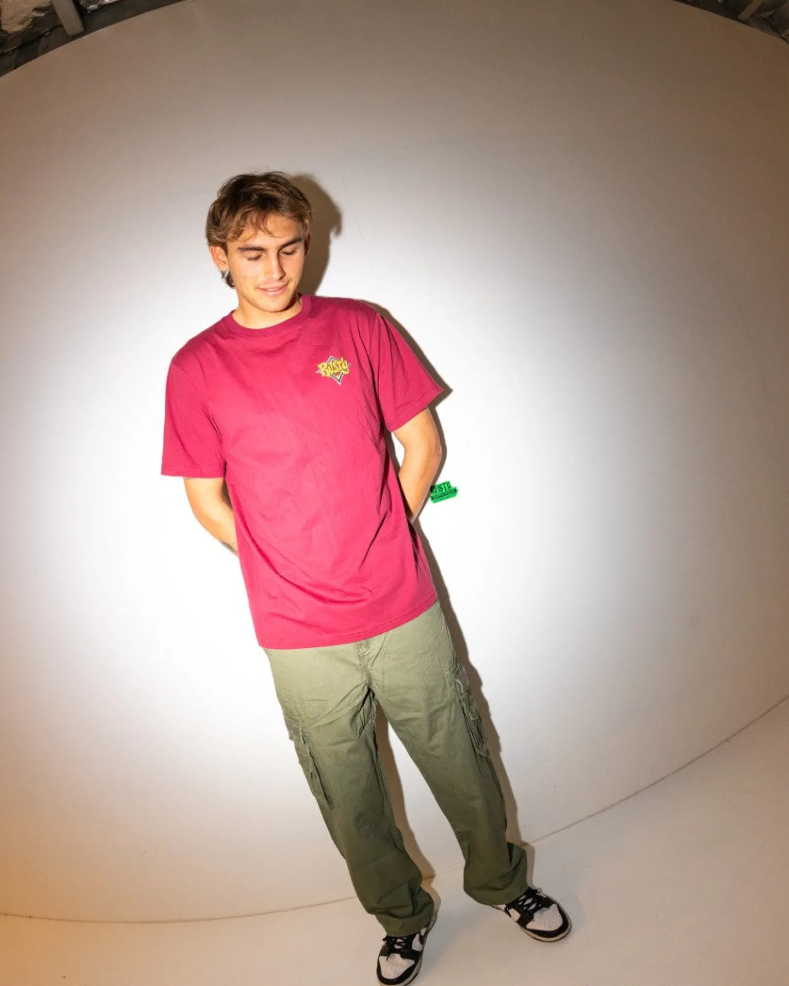 Camiseta Con Grafico De Manga Corta Y Diamantes Retorcidos>Rusty Discount