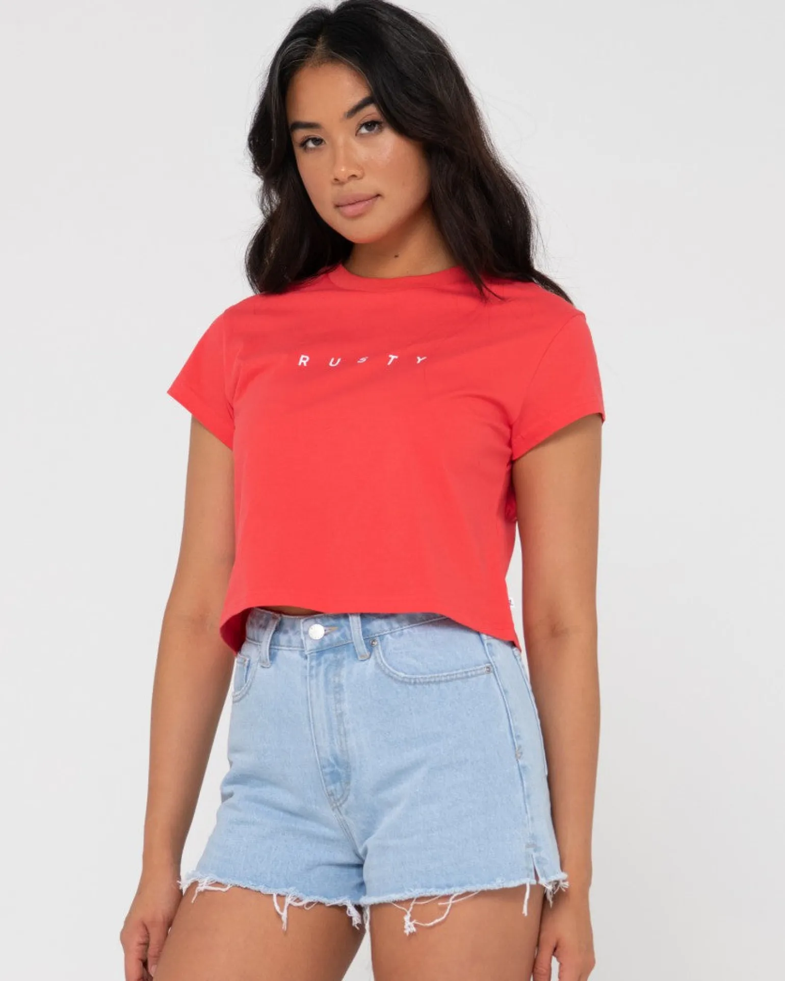 Camiseta Corta Clasica Essentials>Rusty Sale